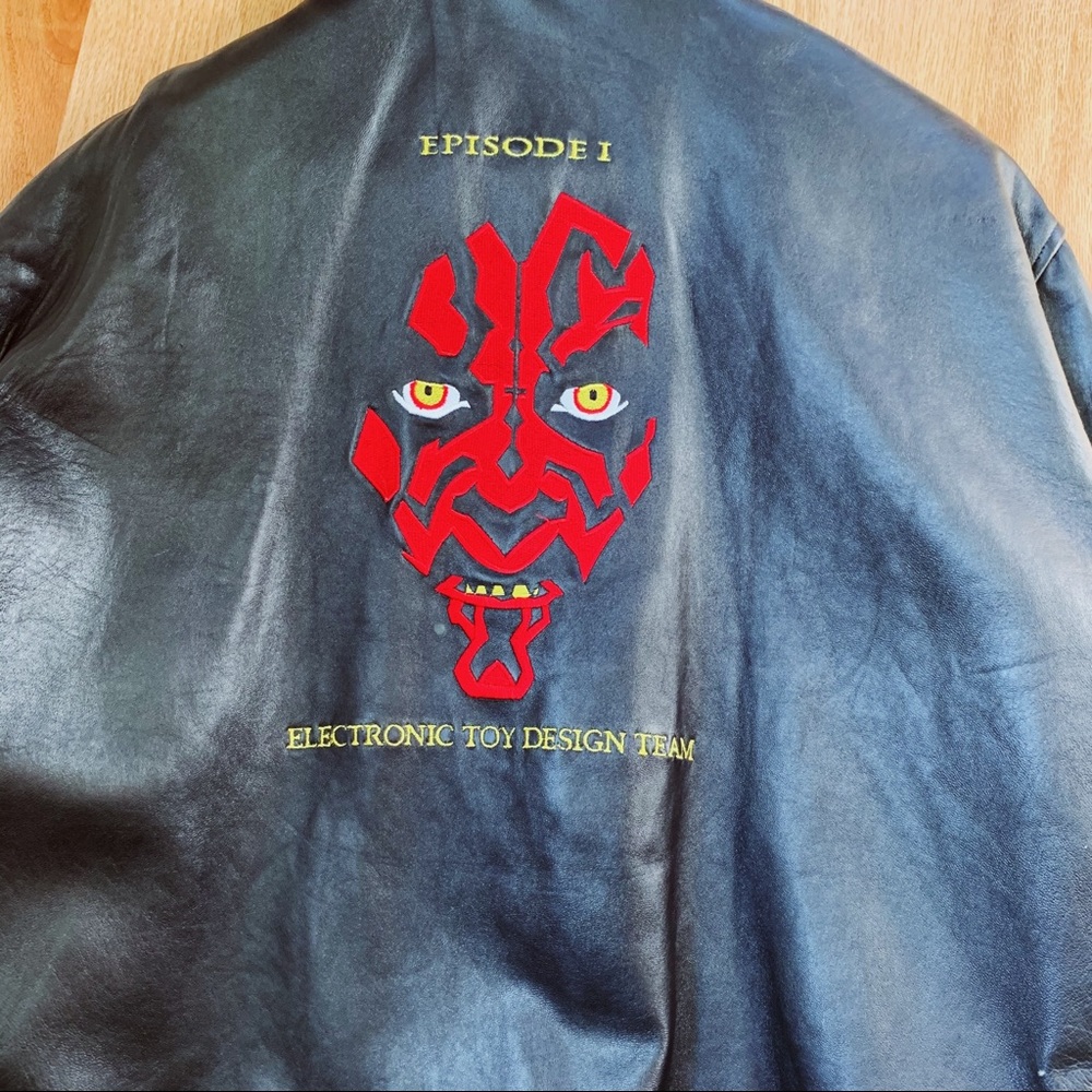 Vintage 1999 Star Wars Jeff Hamilton Leather Jacket - NWOT - Picture 8 of 10